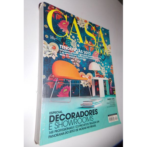 Revista Casa Vogue Janeiro 2012 Decoradores E Showrooms