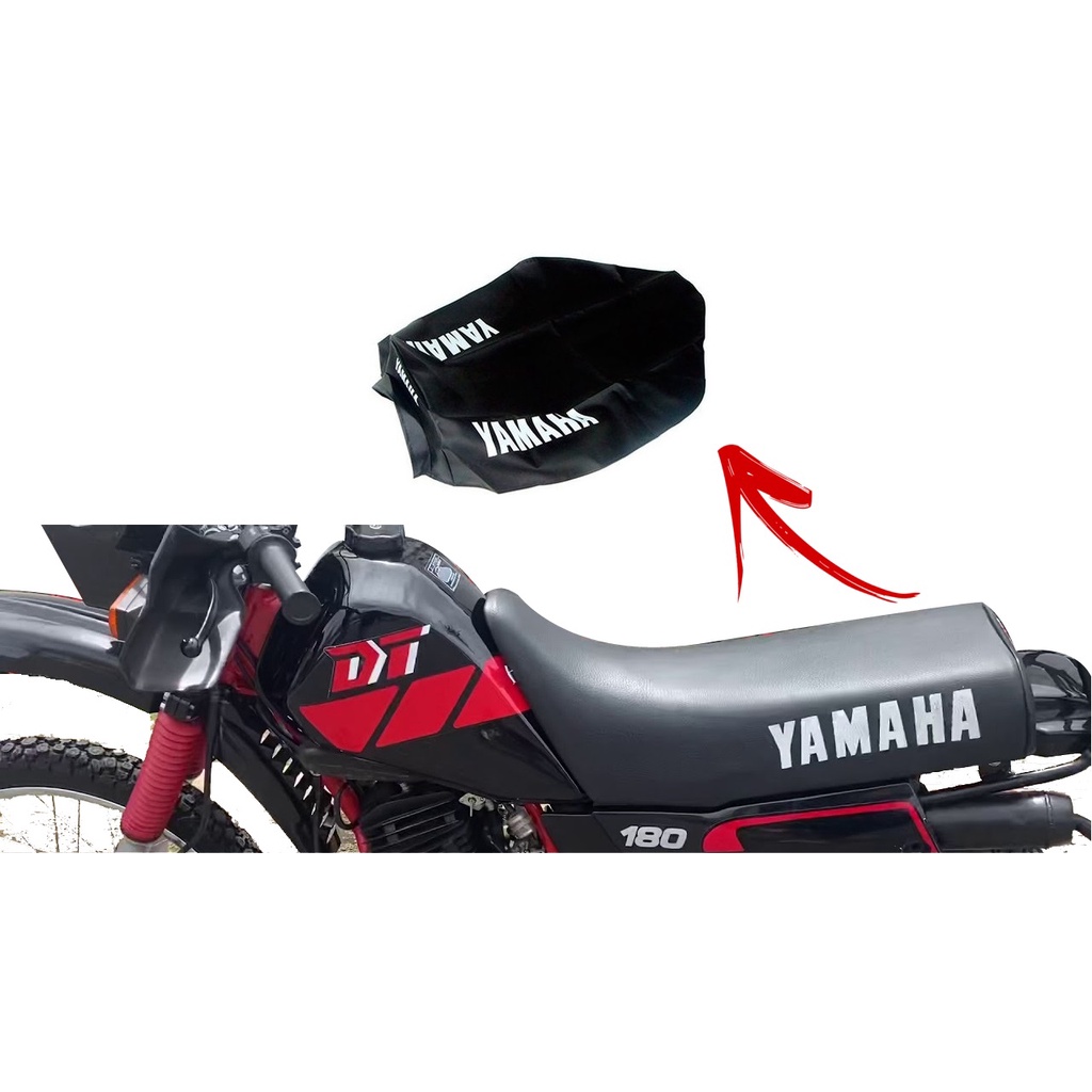 Capa banco original preta dt dtz dtn 180 modelo original yamaha em Oferta na Shopee