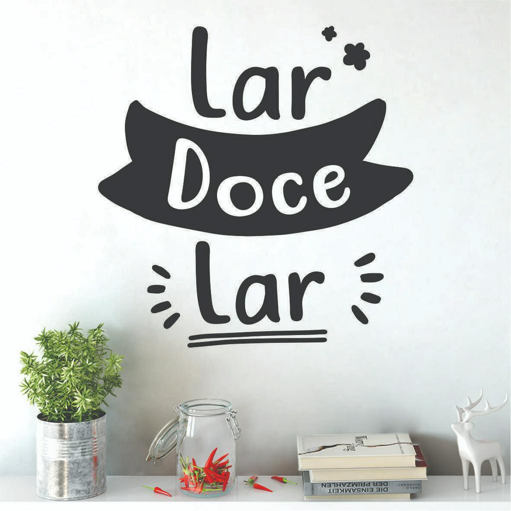 Adesivo De Parede Decorativo Decal Lar Doce Lar