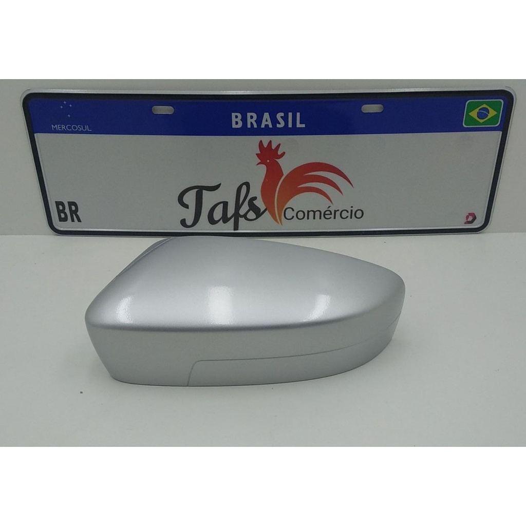 Capa Retrovisor Gol Saveiro Voyage Parati G5 2009 A 11 Original Metagal Prata LE