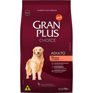 Gran Plus Cães Choice (frango E Carne) - 15kg em Oferta na Shopee