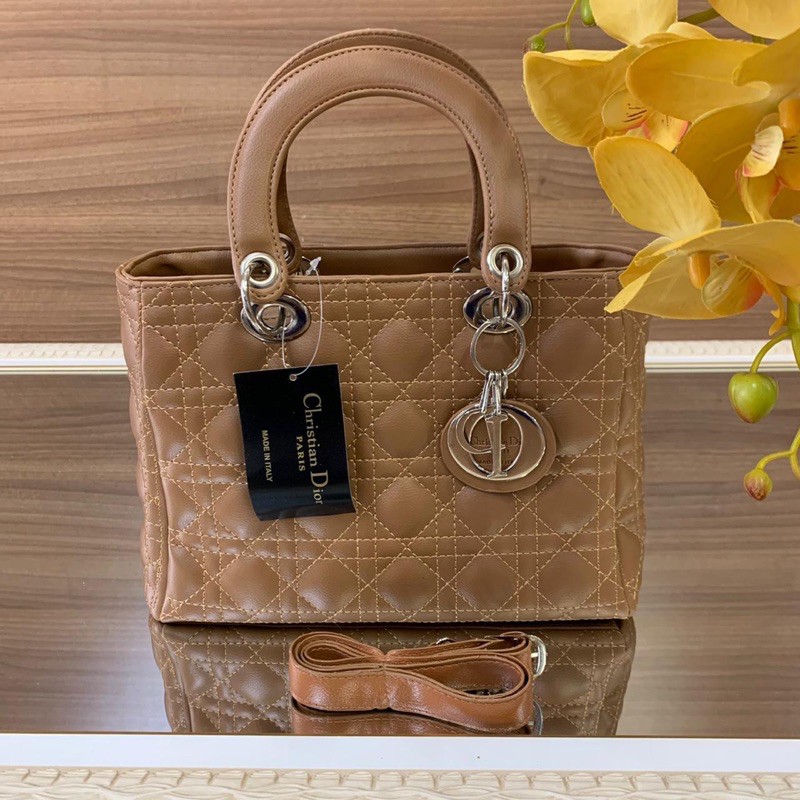 lady dior gold bag