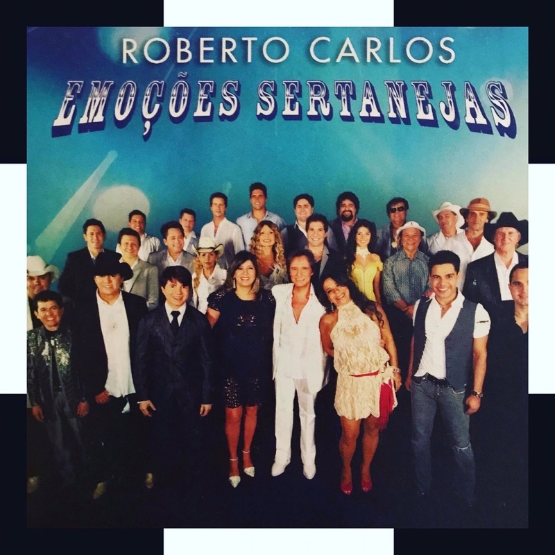 CD DUPLO ROBERTO CARLOS - EMOÇÕES SERTANEJAS (Milionário e José Rico, César Menotti e Fabiano, Bruno e Marrone, Paula Fernandes, Roberta Miranda, Chitãozinho e Xororó, Zezé Di Camargo e Luciano, Elba Ramalho, Victor e Léo)