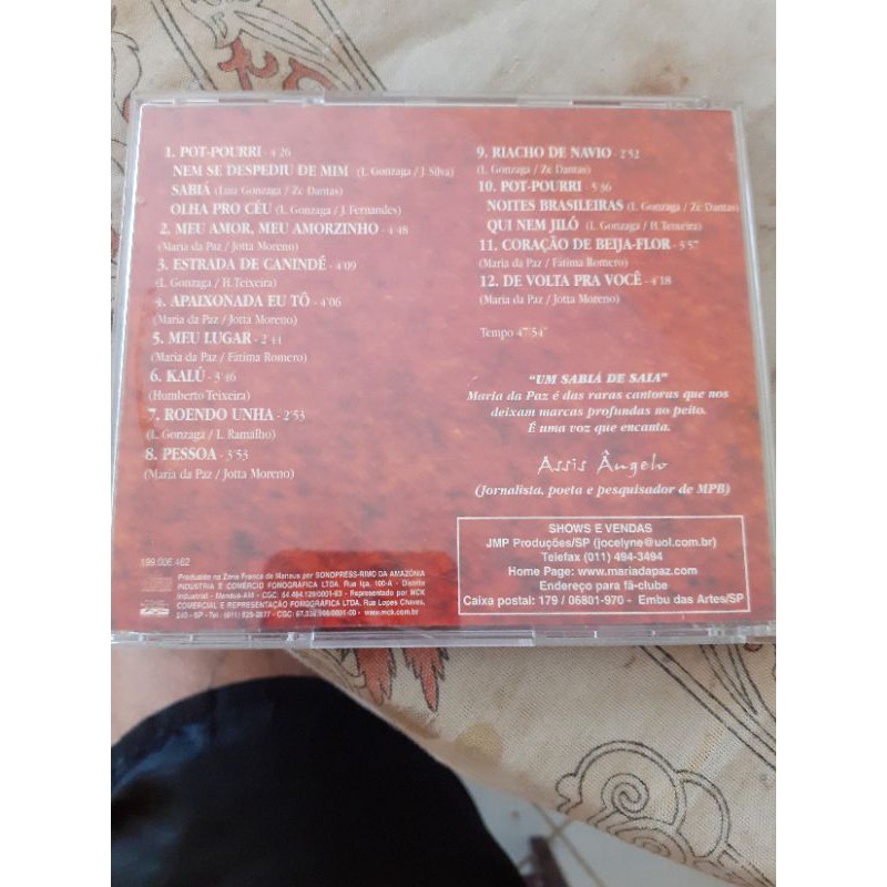 CD MARIA DA PAZ MEU LUGAR
