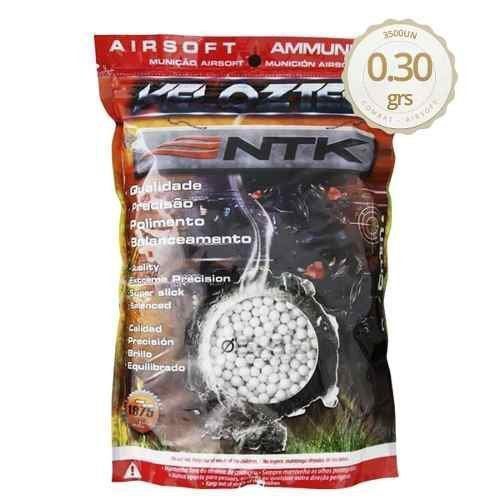 Esferas BBs 6mm 0,30g Velozter 3500un - NTK em Oferta na Shopee