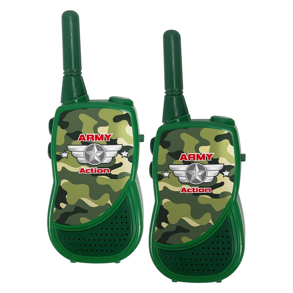Walk Talk Radio Comunicador Infantil Army Action Meninos - Dm Toys em Oferta na Shopee