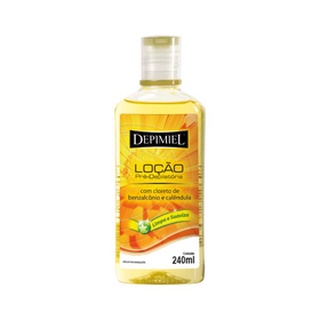 Loção Pré-Depilatória Limpa Suaviza 240ml - Depimiel