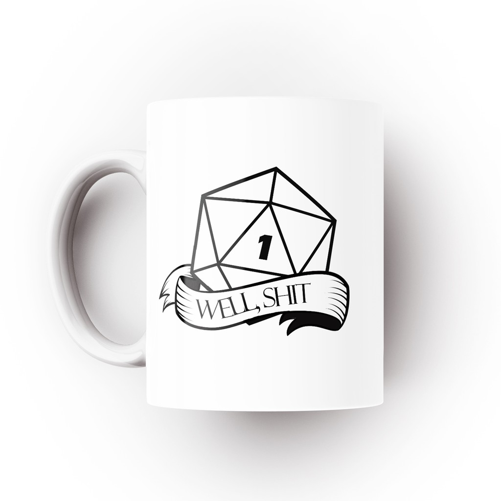 Caneca RPG D&D Roll Initiative