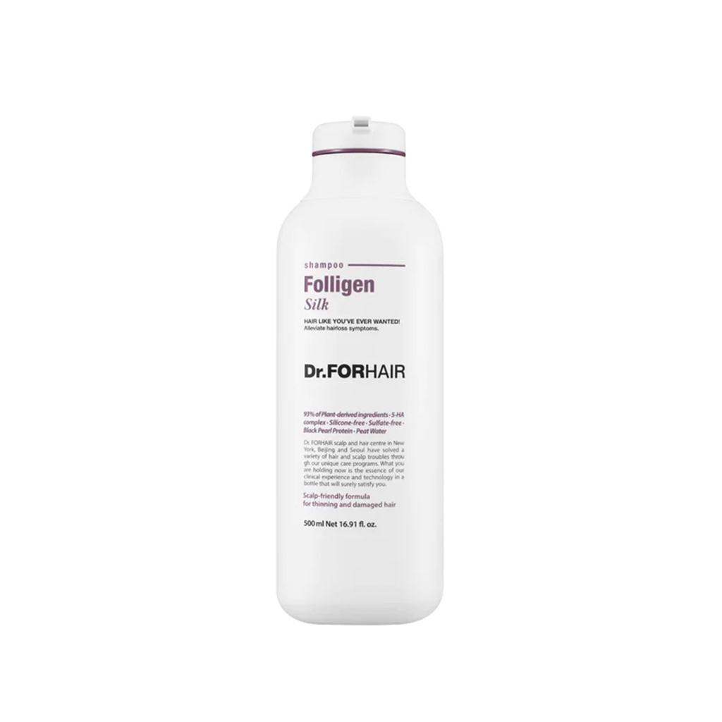dr.forhair folligen silk shampoo 500g em Oferta na Shopee