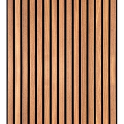 Papel de Parede Adesivo de Madeira Ripada Lisa Autocolante