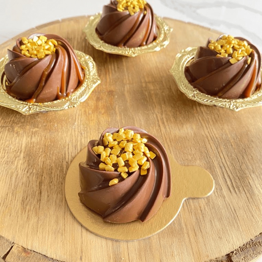 Forma BWB com Silicone (3 partes): Trufa Sinuosa  (REF.:10103) em Oferta na Shopee