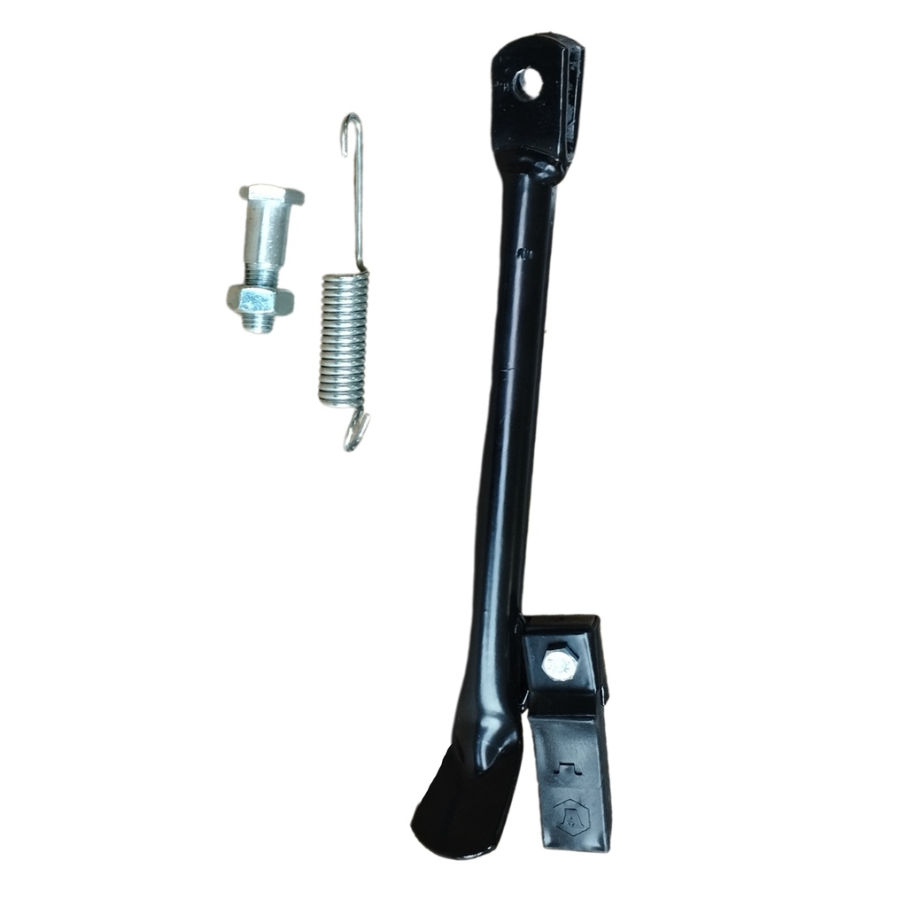 Estribo Completo Cavalete Lateral Pedal Apoio Borrachas Parafusos Molas CG 125 150 1999 a 2013 — imagem 2 de 2