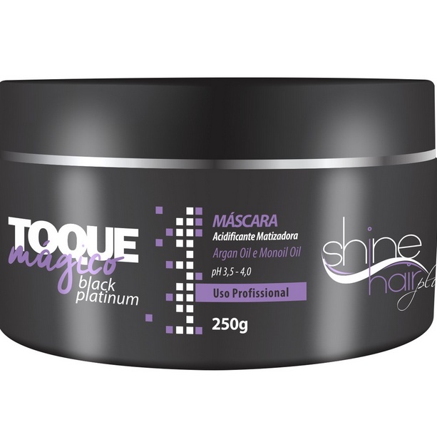 MÁSCARA TOQUE MÁGICO BLACK PLATINUM - SHINE 250G