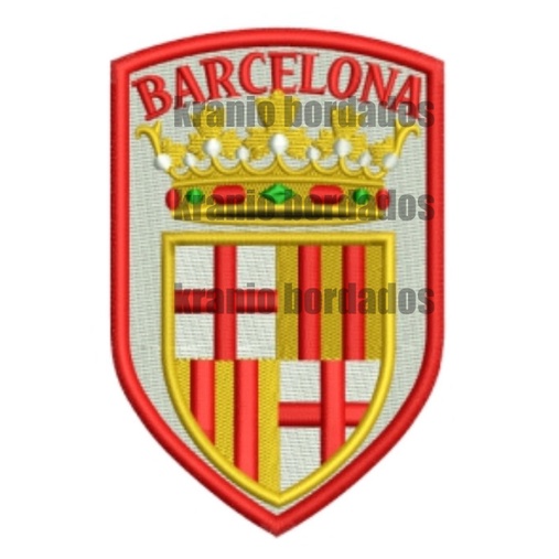barcelona patch bordado envio imediato