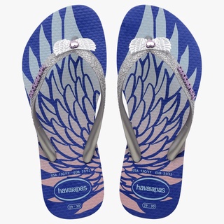 Chinelo Havaianas Kids Slim Glitter II Azul Original Promoção c/ nota fiscal