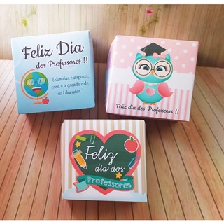 10 Caixas Para 4 doces lembrança Dia dos Professores