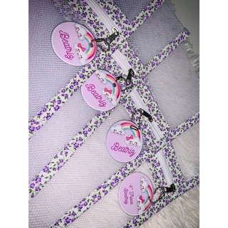 kit 4 saquinhos estampados maternidade PERSONALIZADO COM NOME, organizador de roupa para bebe com zíper roupa limpa