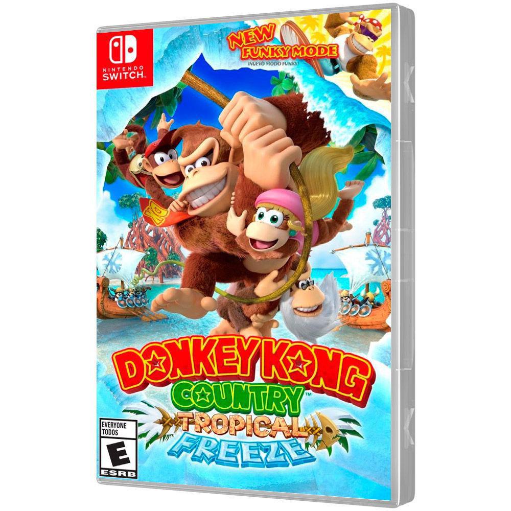 Donkey Kong Country Tropical Freeze Switch Mídia Física em Oferta na Shopee