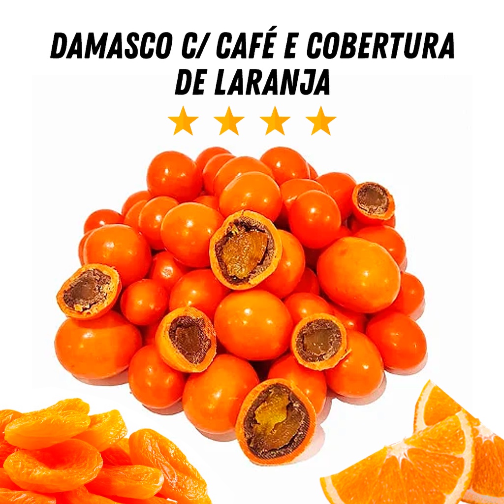 Drageado de Damasco com Café e Laranja - P&P - Food & Beverages