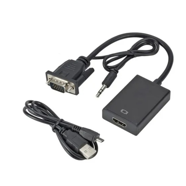 Adaptador Conversor Vga Para Hdmi - Pc / Notebook Para Tv