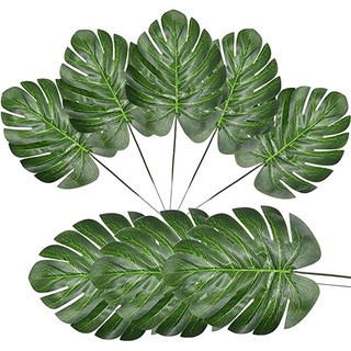 KIT 10 Folha Artificial Verde Planta, Folhas Artificiais Para Decoração, Folha Artificial…