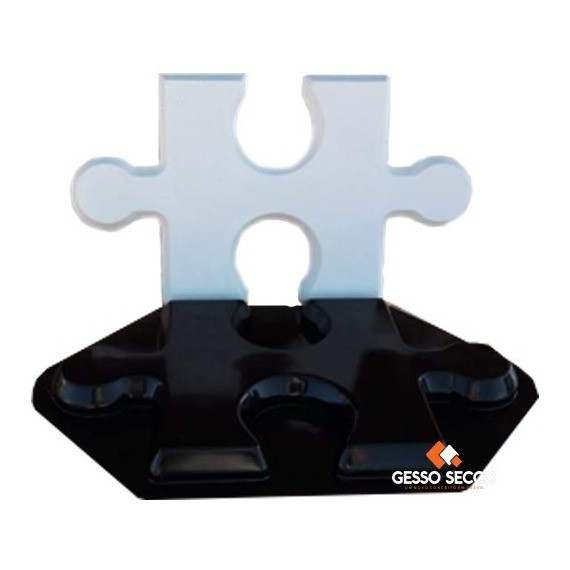 Forma e Molde Gesso 3d Cimenticia Abs 2mm Quebra Cabeça