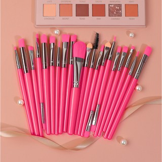 Kit 20 Pinceis Profissional Pincel Maquiagem loli