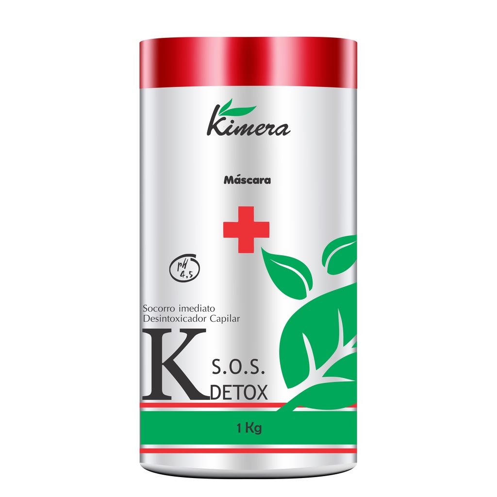 Mascara Detox  S.O.S Detox 1kg Kimera Cosméticos