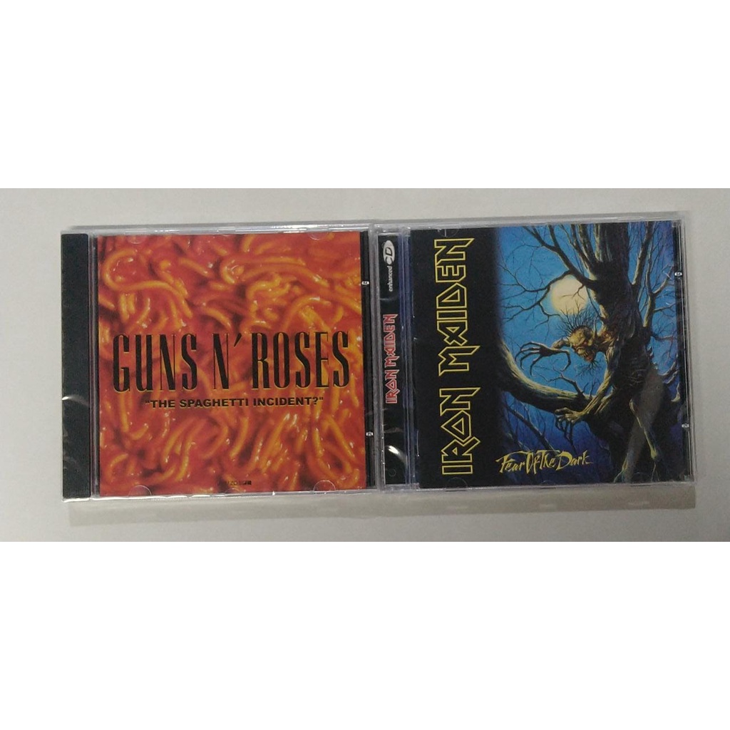 kit 2 Cds Guns N - The Spaghetti - Iron Maiden Fear Of The Dark