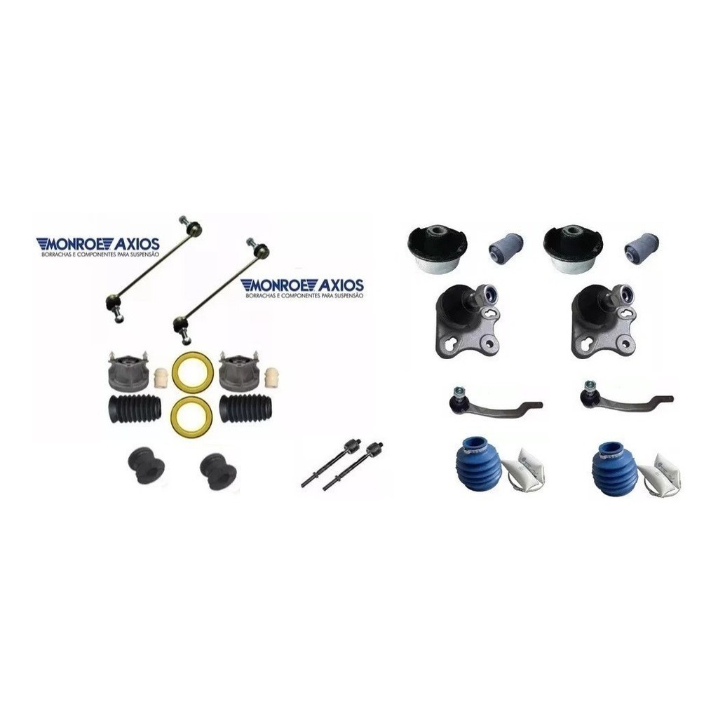 Kit Amortecedor Axial Terminal Pivo Bieleta Classe A 160 190