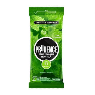 Preservativo Prudence Sabor Hortelã Com 6 Unidades