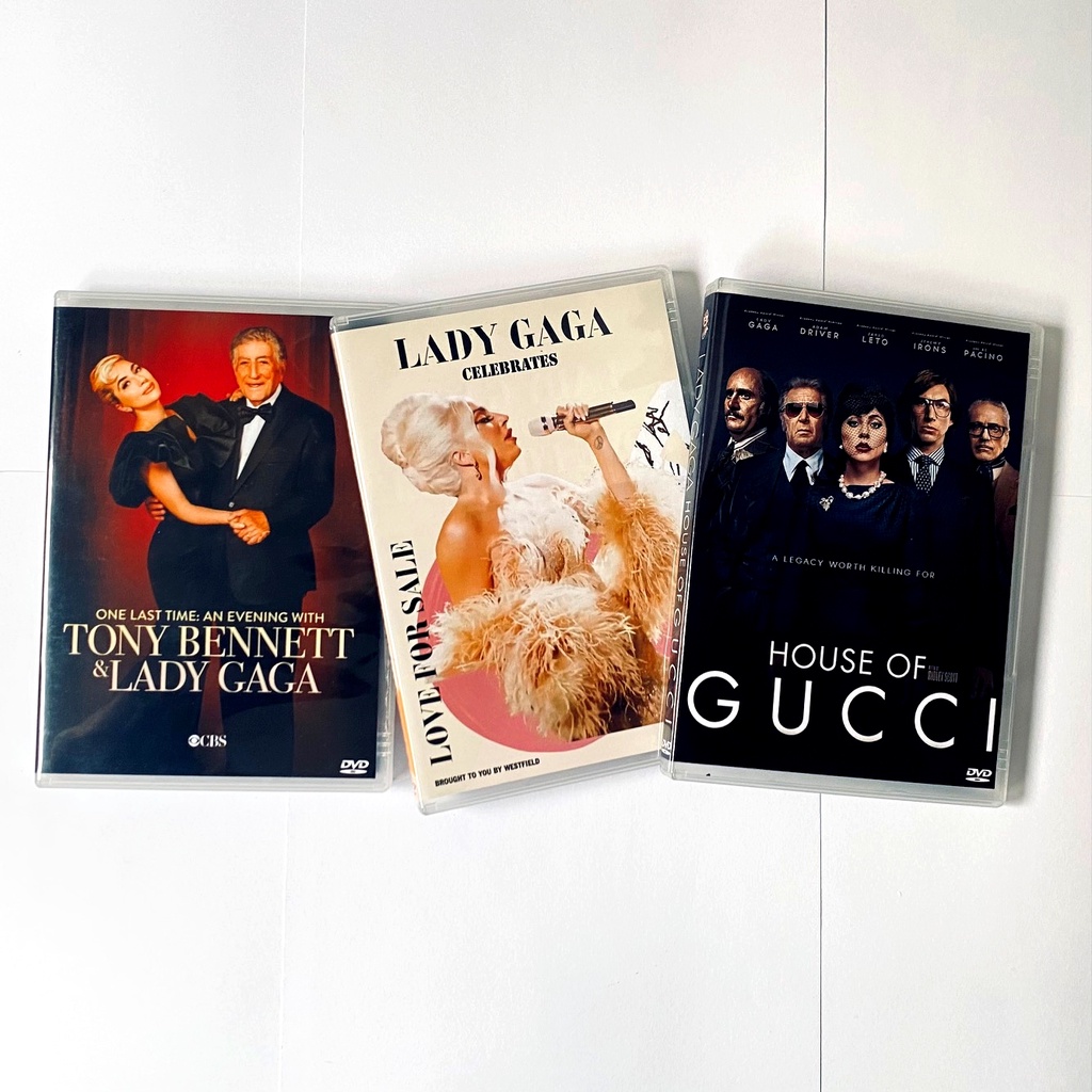DVD Lady Gaga House of Gucci Love For Sale e One Last Time with Tony Bennett 2021