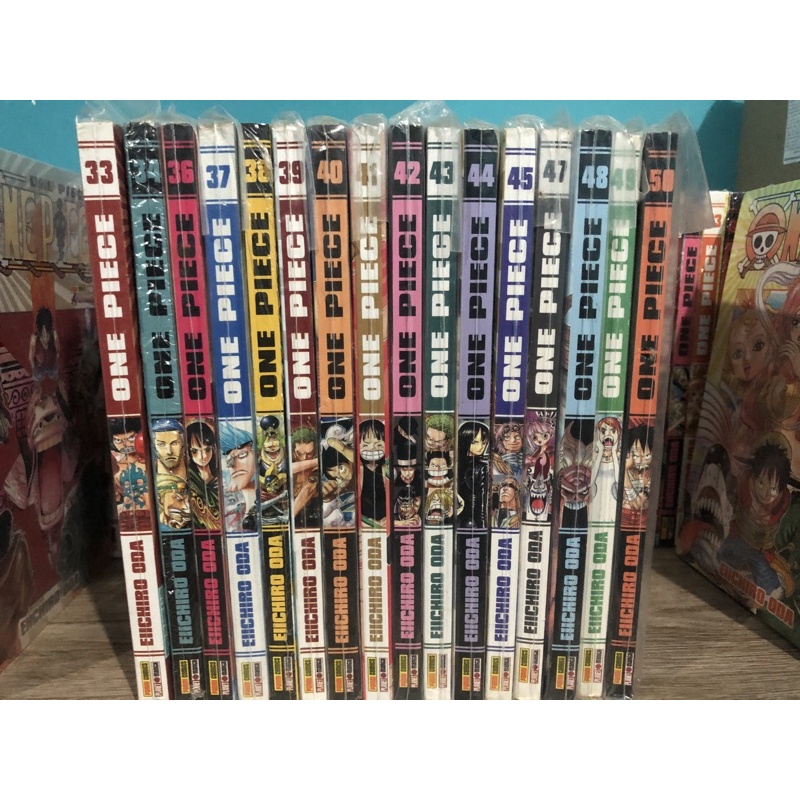 Mangas One Piece Volumes 36 37 38 39 40 41 42 43 44 45 46 47 48 49 E 50 Shopee Brasil