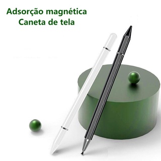 Caneta Touch Screen Ponta Fina De Precisão Desenho 2 Em 1 Android Apple CH-007