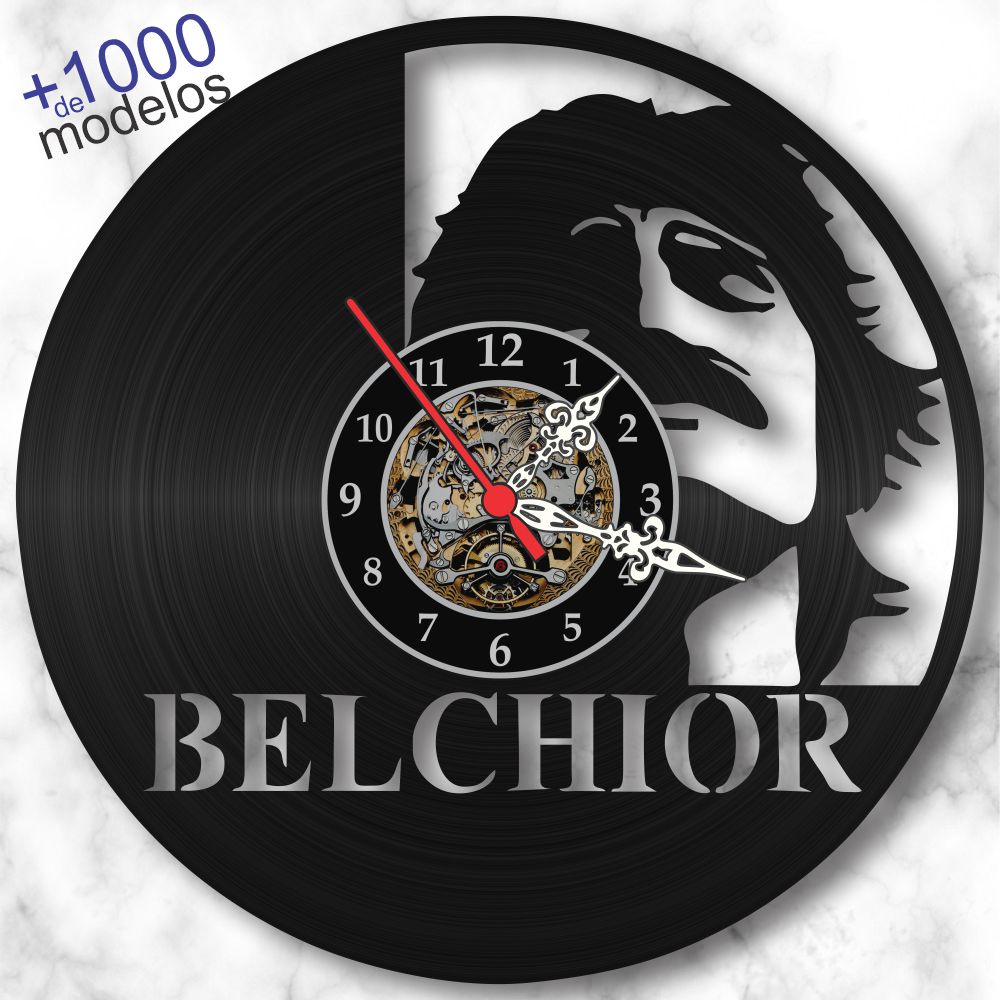 Relógio Parede Belchior Mpb Musica Disco Vinil Lp Decoração