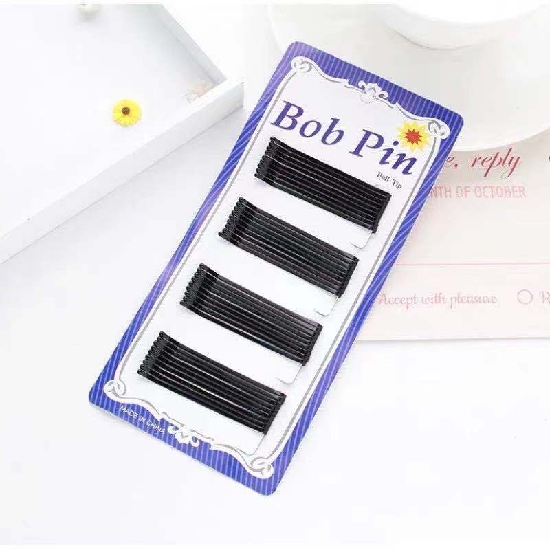 kit28 Conjunto Grampo de Cabelo Preto Invisível