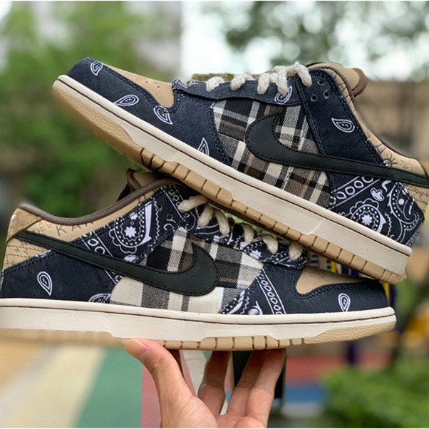 [Estoque Pronto] Travis Scott X SB Dunk Baixo TS Tênis De Ar Jordan ...