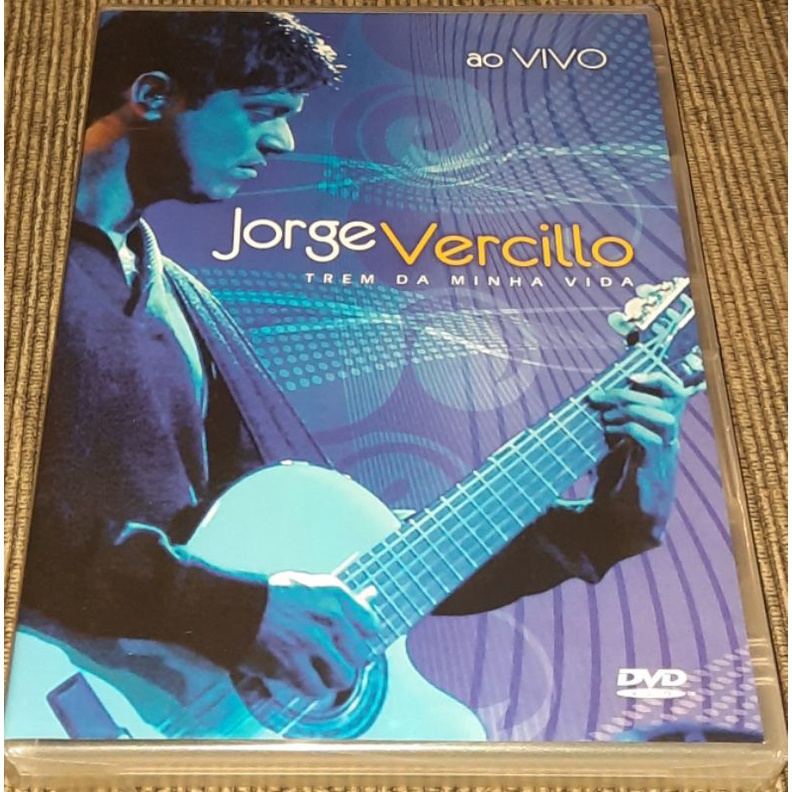 DVD Jorge Vercillo trem da minha vida original lacrado 256