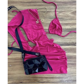 VESTIDO NULA MANGA