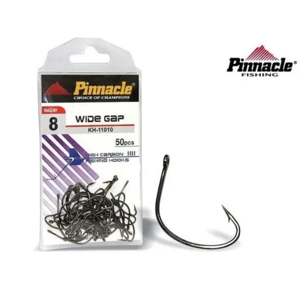 Anzol maruri wide gap pinnacle nº8 com 50 peças