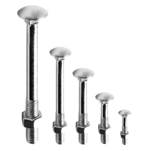 Parafuso francês zincado 1/4" 100 peças