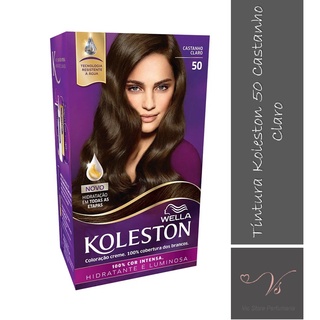 Tintura Koleston 50 Castanho Claro em Oferta na Shopee