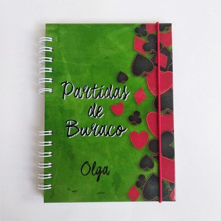 Caderno Placar de Buraco Personalizado