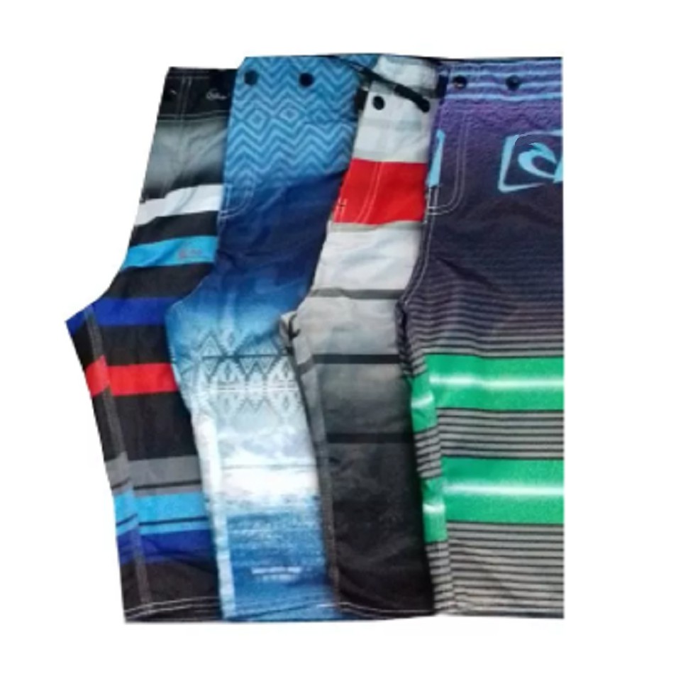 Kit Combo 5 Bermuda de Surf com Elastano Masculina Estampada top moda praia tecido estica