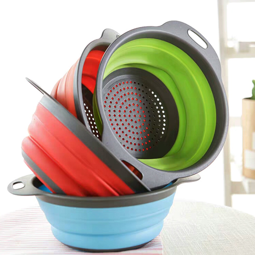 Escorredor Dobrável  De Silicone Higiênico Livre De BPA VMP Utilidades Domésticas Cozinha