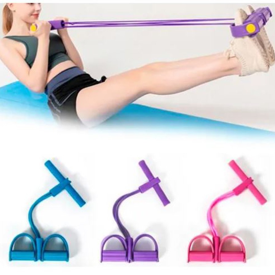 Extensor Elástico Pedal De Puxar Fitness Musculação Treine em Casa