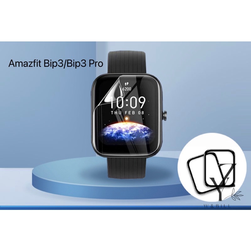 W.BILL Película Amazfit BIP 3 / BIP 3 PRO Cerâmica 3D para Relógio Smartwatch