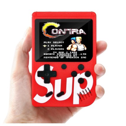 Mini Video Game Portátil Sup C/ 400 jogos + 1 Controle para 2 jogadores Console