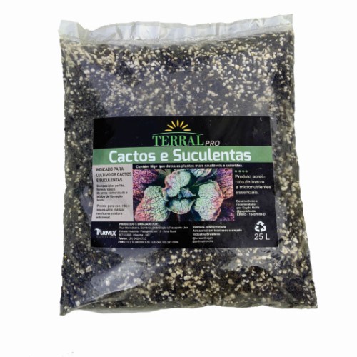 Terra Substrato Para Cactos e Suculentas 25L Guydo Horta - Terral PRO