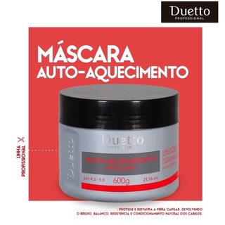 Máscara Auto Aquecimento Duetto Professional 600g